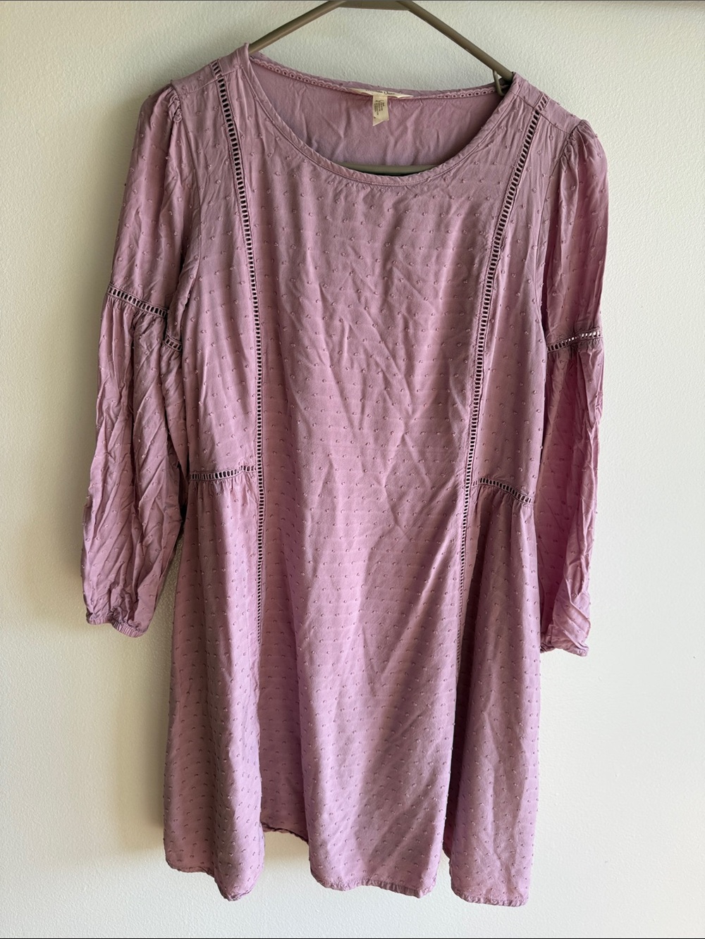 Matilda Jane "Turn on the Charm" Swiss Dot Dress size small